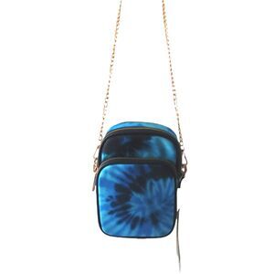 NWT Like Dreams Blue Spiral Tie Dye Crossbody Bag